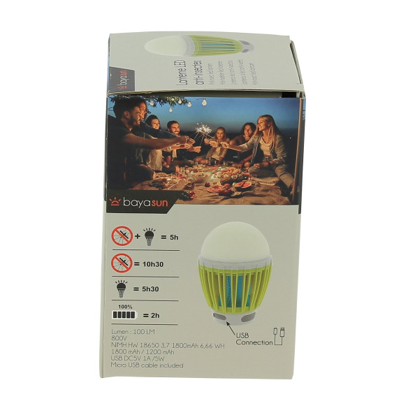 Lanterne LED anti-insectes Baya Sun RG-791406