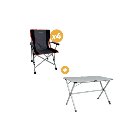 Pack Table Gap Less et 4 chaises Easy Life Baya Sun RG-BQLDQQ126