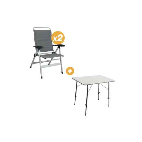 Pack Table Orion avec 2 fauteuils Confort Baya Sun RG-BQLDQQ223