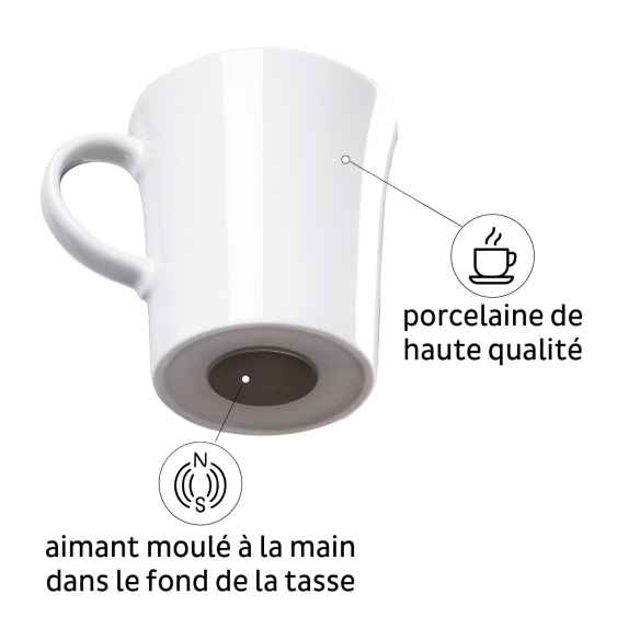Lot de 2 tasses magnétiques Silwy RG-918491