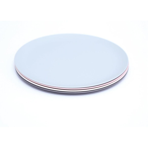 Lot de 4 assiettes plates Incasa RG-915536