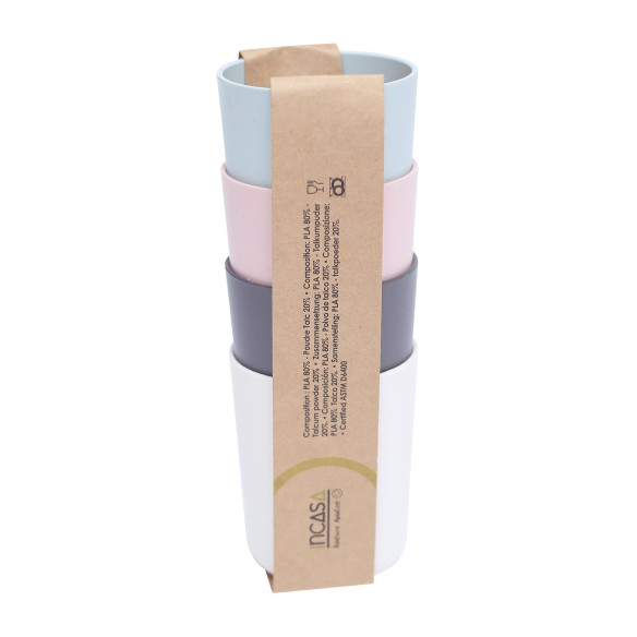 Lot de 4 gobelets Incasa RG-915576