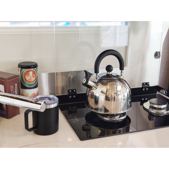 Bouilloire portable camping en acier inoxydable Incasa RG-912795