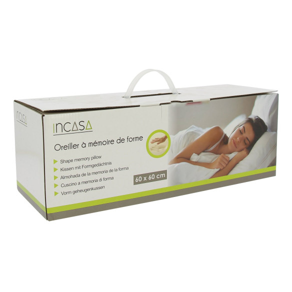 Oreiller à mémoire de forme 60 x 60 Incasa RG-661322
