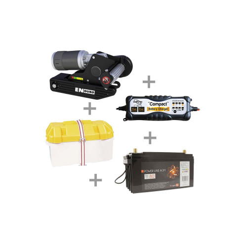 Pack déplace caravane Enduro EM203 + Batterie 80A  RG-BQLD286