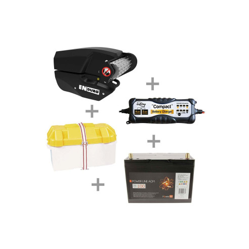 Pack déplace caravane Enduro EM303A + Batterie 100A  RG-BQLD288