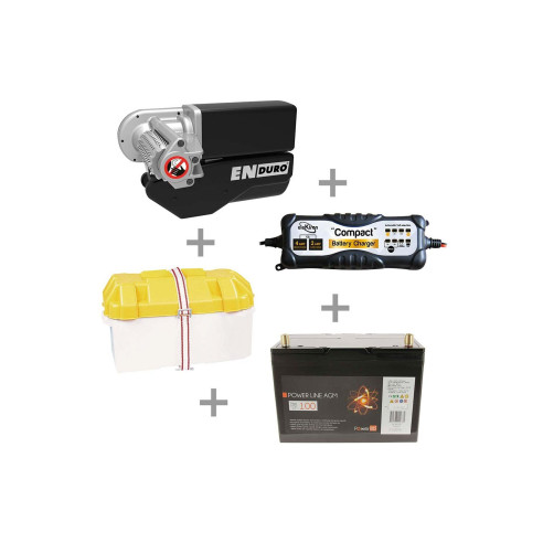 Pack déplace caravane Enduro EM305A + Batterie 100A  RG-BQLD289