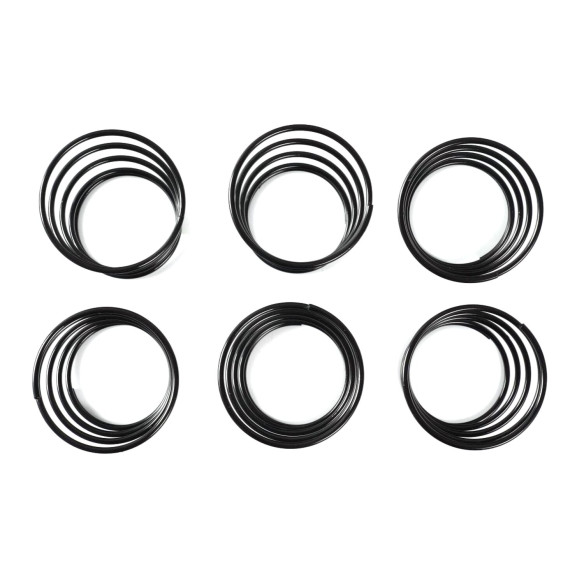 Lot de 6 supports de verre ressorts Incasa RG-915577