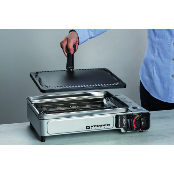 Plancha à gaz à cartouche nomade KEMPER RG-216703