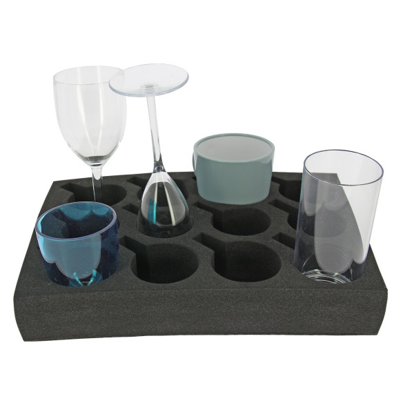 Porte verres en mousse Incasa RG-912452