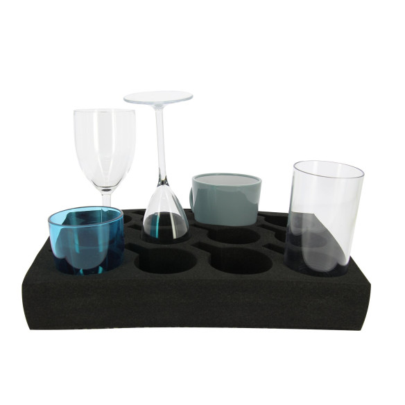 Porte verres en mousse Incasa RG-912452