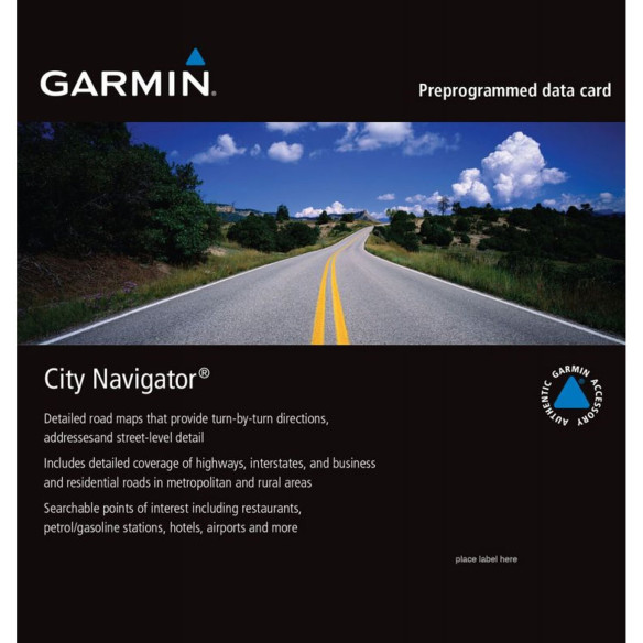 Cartographie City Navigator Afrique du Nord et Garmin RG-659390