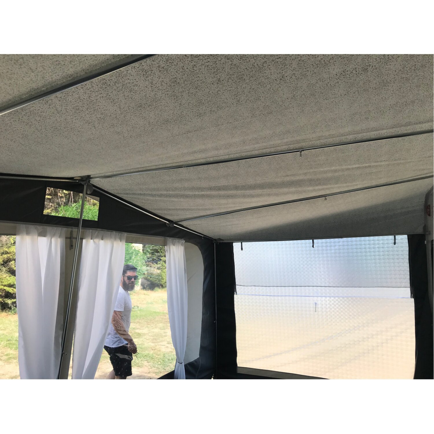  your GEAR auvent de Caravane Caravan Tarp 3 x 2,4 m