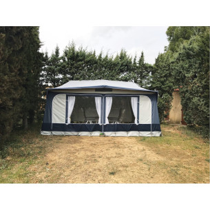 SOPLAIR Abri Extérieur Eldorado 200 x 150 cm Fenêtres avec Moustiquaires  Camping