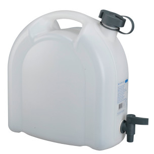 Jerrican alimentaire 20L pour eau propre avec robinet camping-car