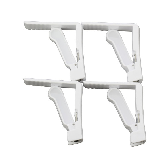 Lot de 4 pinces à nappe Incasa RG-912472