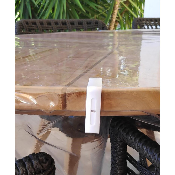 Lot de 4 pinces à nappe Incasa RG-912472