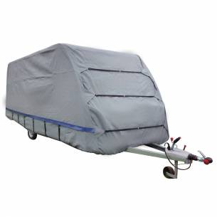  MRWiZMS Bache de Protection Camping Car, Bache Caravane, 420D  Silver Oxford Cloth résistant aux UV, à l'eau et à la poussière, Housse  Universelle pour Caravane (L800 x W300cm(L314 x W118in))