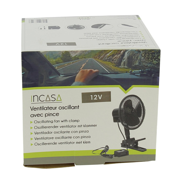 Ventilateur oscillant 12Volts Incasa RG-911742