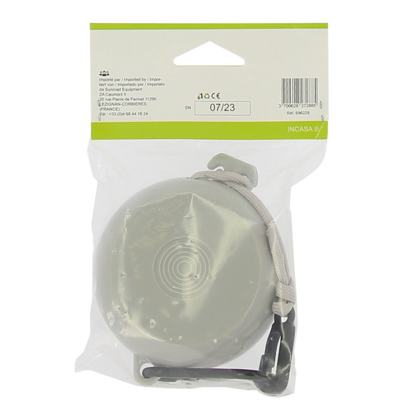 Corde à linge de 8 5 m avec enrouleur Incasa RG-073703