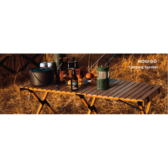 Lampe / enceinte de camping rechargeable Follow Now:Go RG-104835