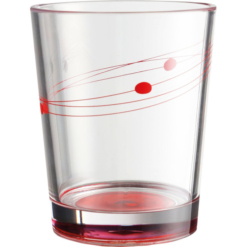 Pack de 4 verres de table Cosmic en matière SAN pour  RG-911560