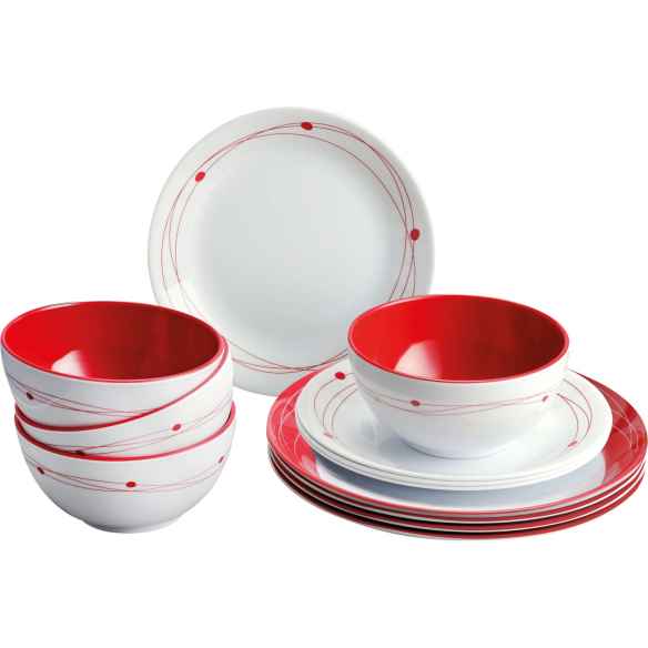 Pack vaisselle mélaminé 12 pièces Cosmic pour  RG-912507