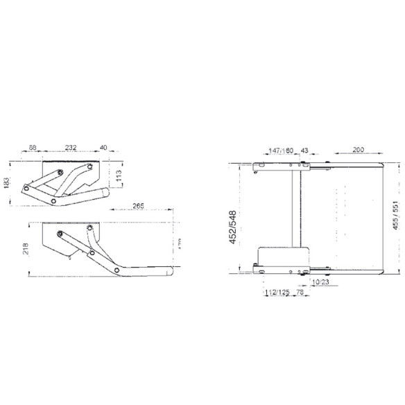Marchepied pour véhicule de loisirs Single Step Thule RG-092111