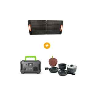 Pack Powerstation - Panneau solaire - Glacière  RG-BQLD4284