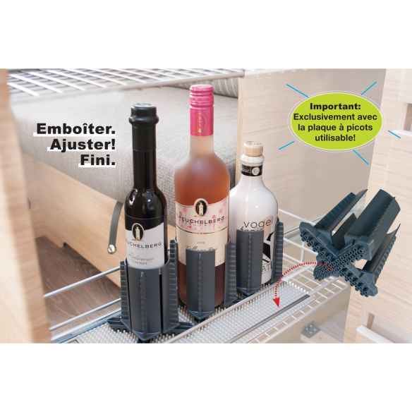 Porte-bouteilles et porte-verres 100 Purvario by DÖRR RG-912491