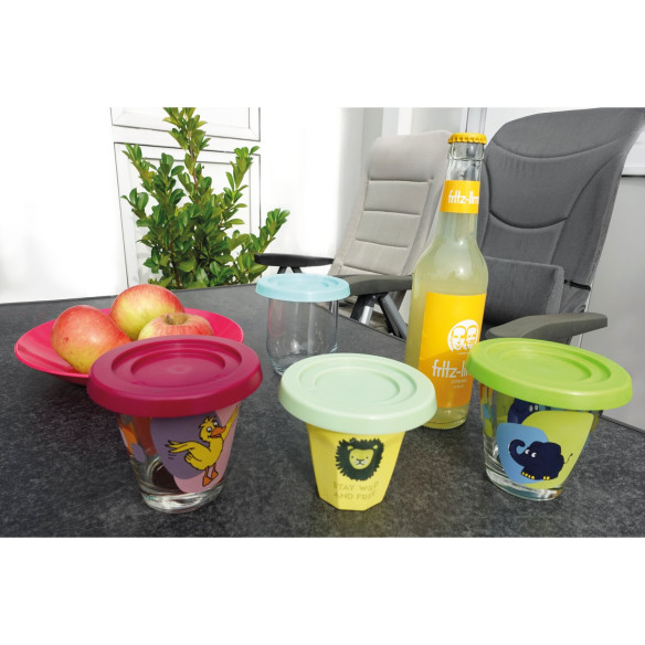 Set de 4 couvercles pour verre BEE Purvario by DÖRR RG-912422