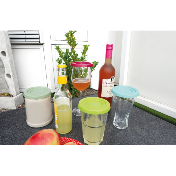 Set de 4 couvercles pour verre BEE Purvario by DÖRR RG-912422