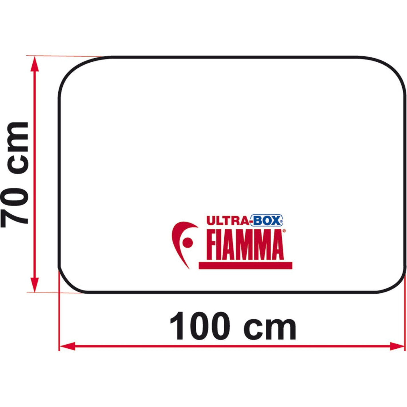 Coffre arrière pour campingcar Ultra Box Fiamma RG0Q619