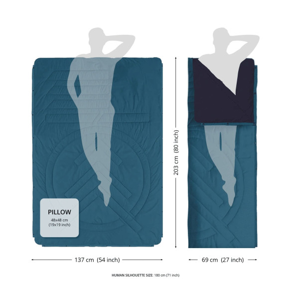 Couverture de camping Cloudtouch Voited RG-073892