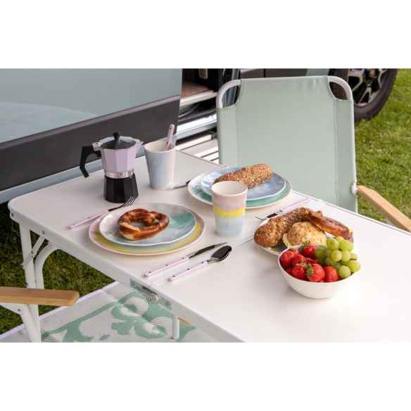 Pack de vaisselle en mélamine Pastel Barfleur Bo-camp RG-916532