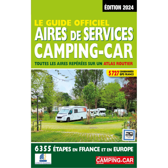 Guide officiel Aires de services 2024  RG-113254