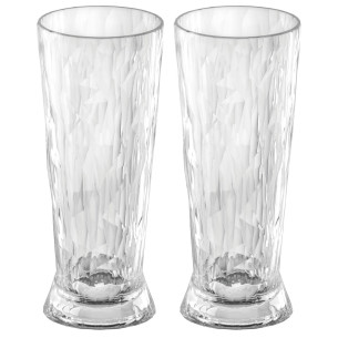 Lot de 2 verres à bière 300 ml Koziol RG-918440