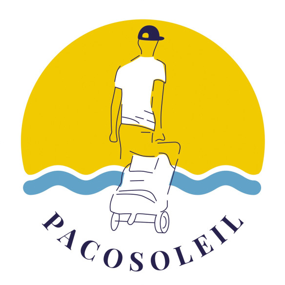 Chariot à roulettes 3 en 1 Pacosoleil RG-073896