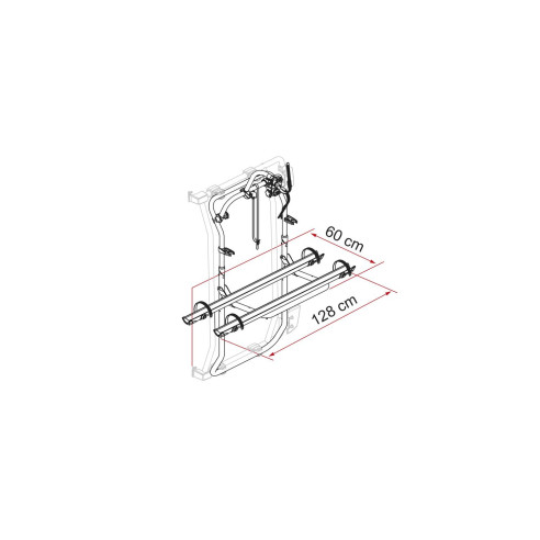 Porte-vélos pour kit Carry-Bike Frame Fiamma RG-806186