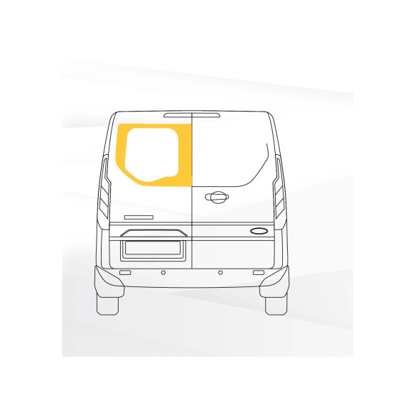 Fixe porte arrière gauche (L1/L2) Conversion Van RG-681637