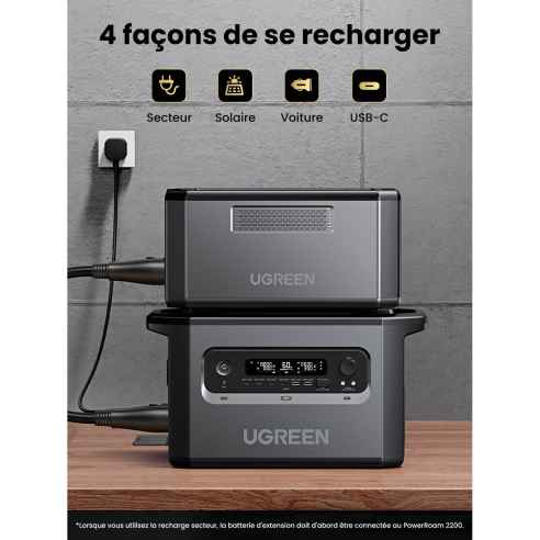 Batterie d'extension EB2200 pour GS2200 Ugreen RG-054740