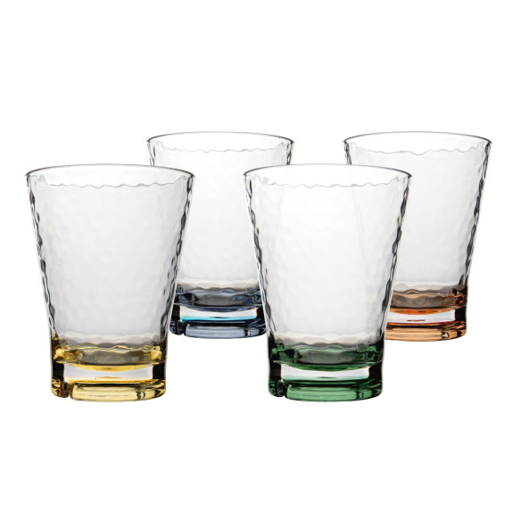Ensemble de 4 verres à eau Pastel Bo-camp RG-919431