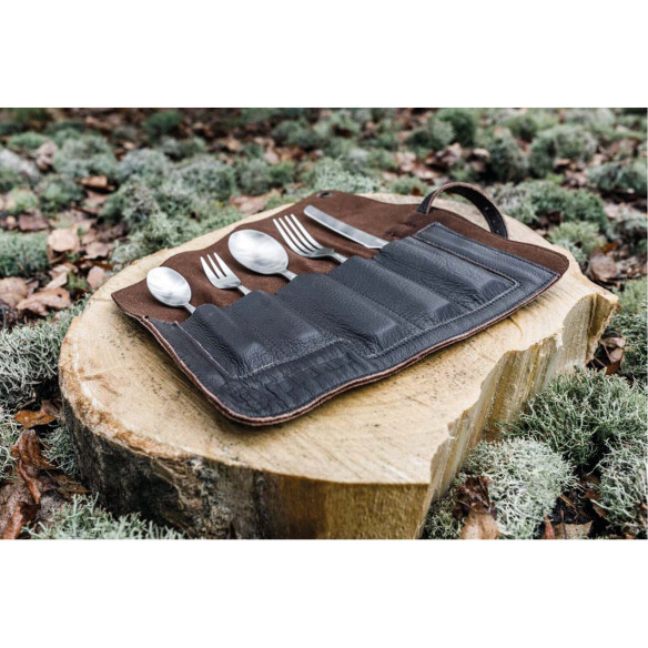 Pochette à couverts en cuir Petromax RG-916560