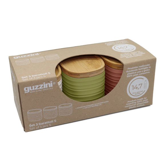 Lot de 3 boîtes Small Tierra Guzzini RG-917567