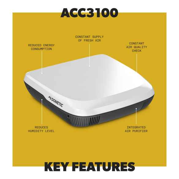 Ventilateur de toit Inventilate ACC3100 Dometic RG-182765