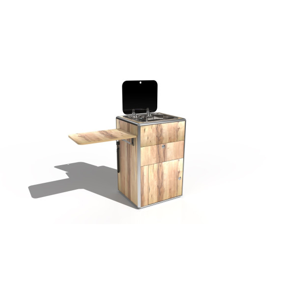 Blue mountain en bois stratifié 2 Conversion Van RG-004411D