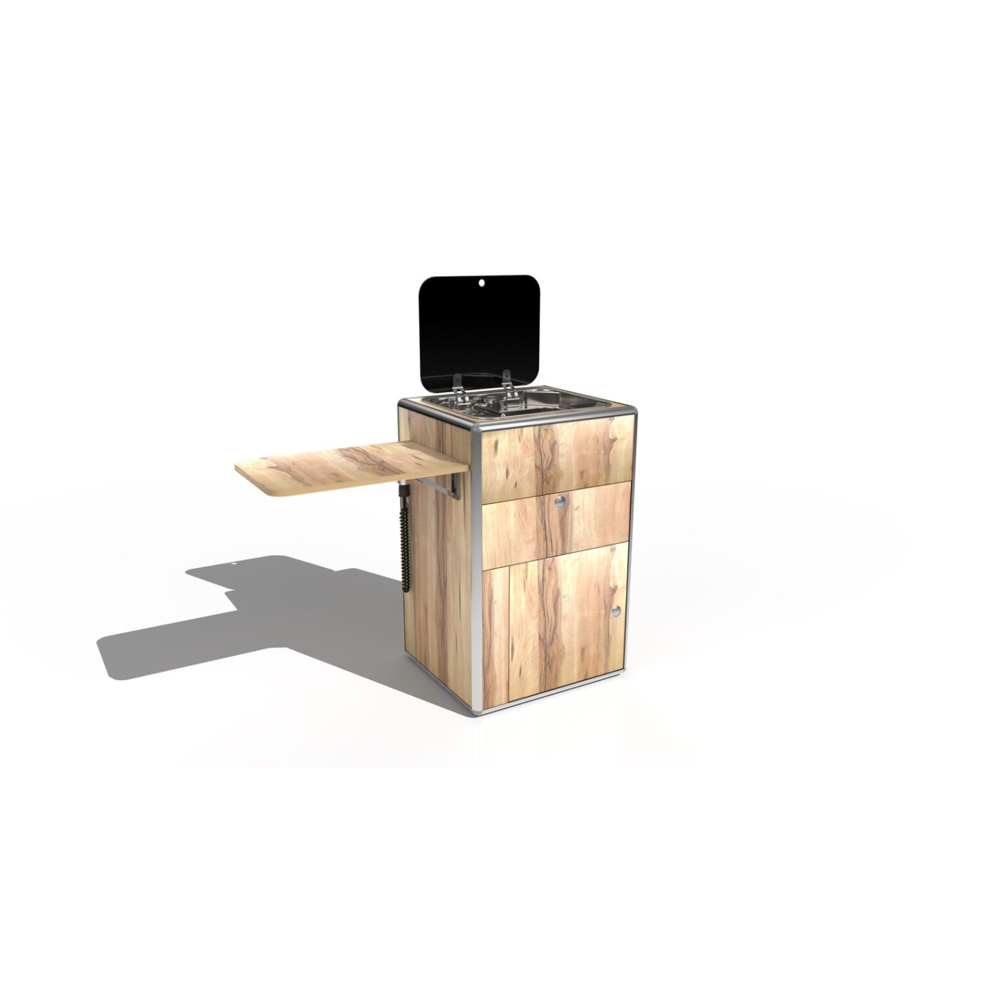 Blue mountain en bois stratifié 2 Conversion Van RG-004411D