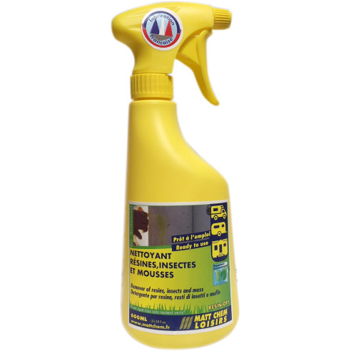 Spray nettoyant Resin-Off anti-résines et MATT CHEM RG-919605