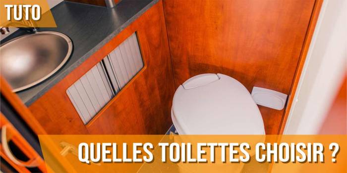 Toilettes en van ou fourgon : lesquelles choisir ?