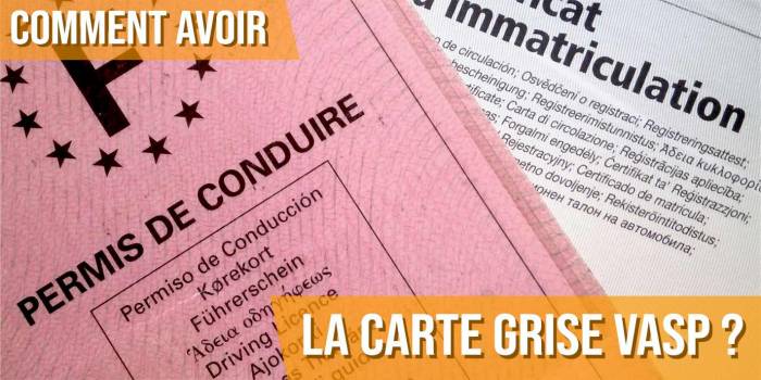 Tout savoir sur la carte grise d'un véhicule de loisirs